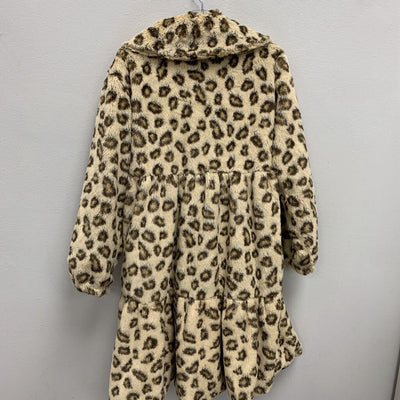 6X: Widgeon animal print faux fur coat