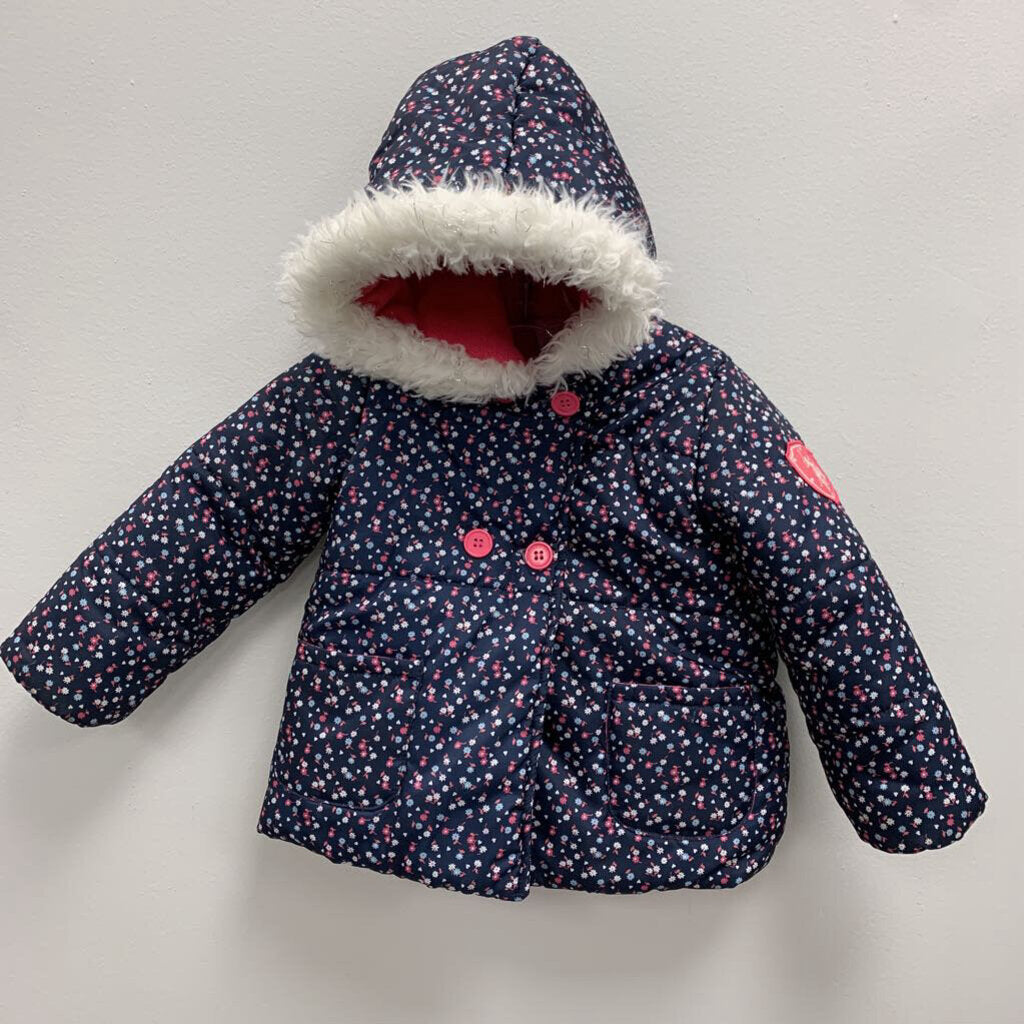 3T: U.S.Polo Association floral print hooded jacket