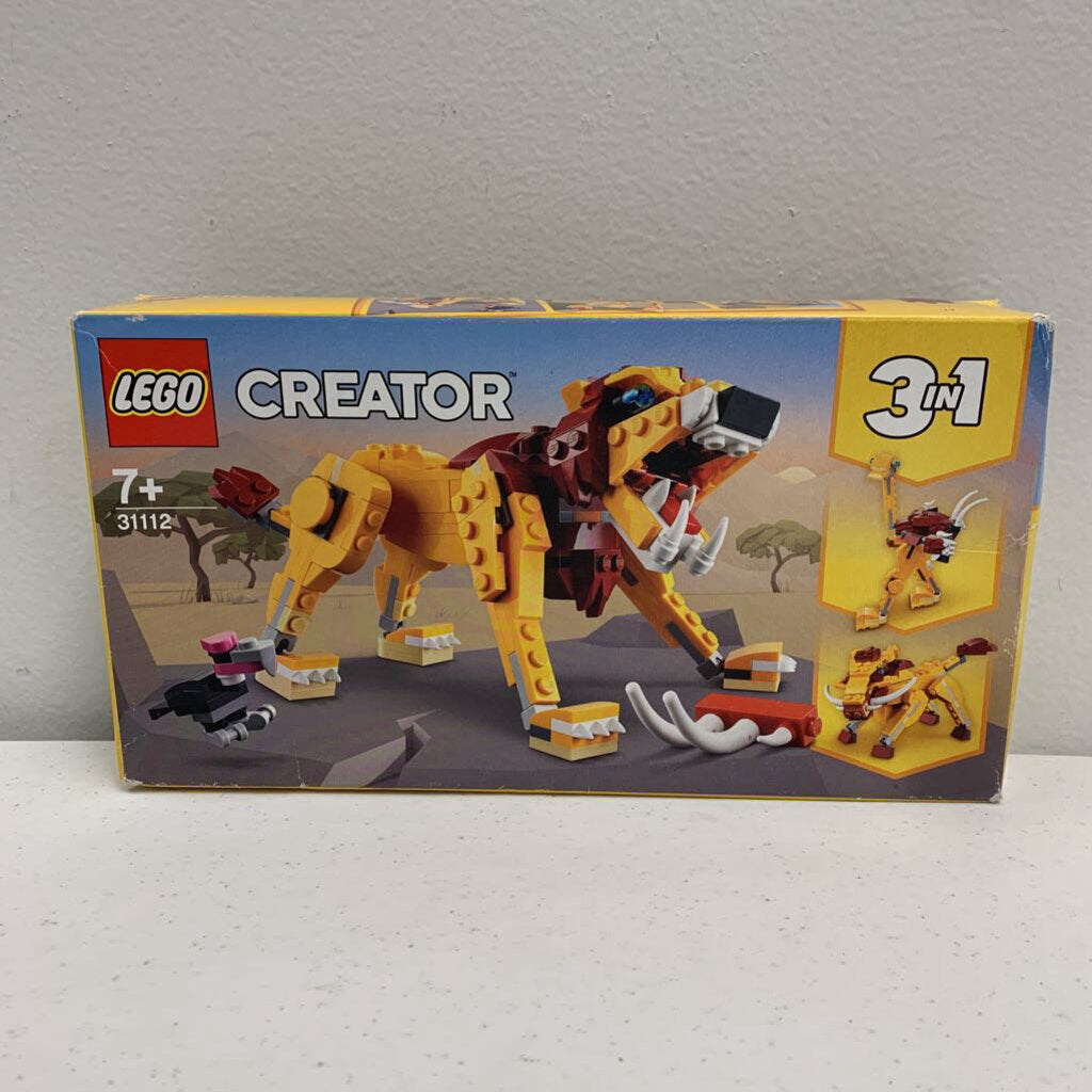 Lego Creator 3-in-1 Wild Lion 31112