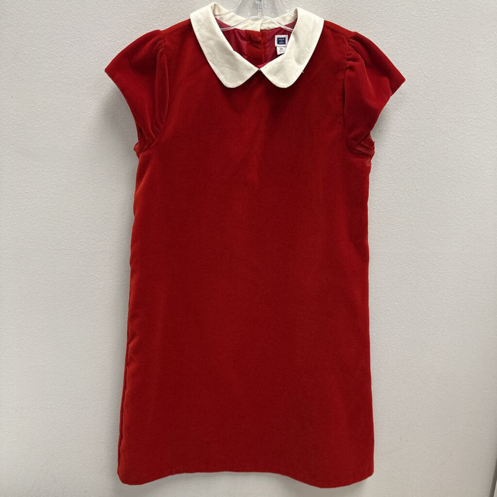 12: Janie and Jack Peter Pan Collared Velvet Dress