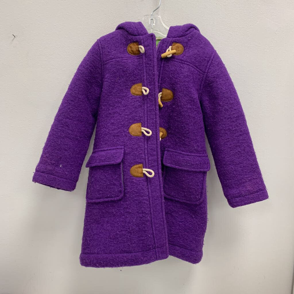 5-6: Mini Boden Lined Peacoat