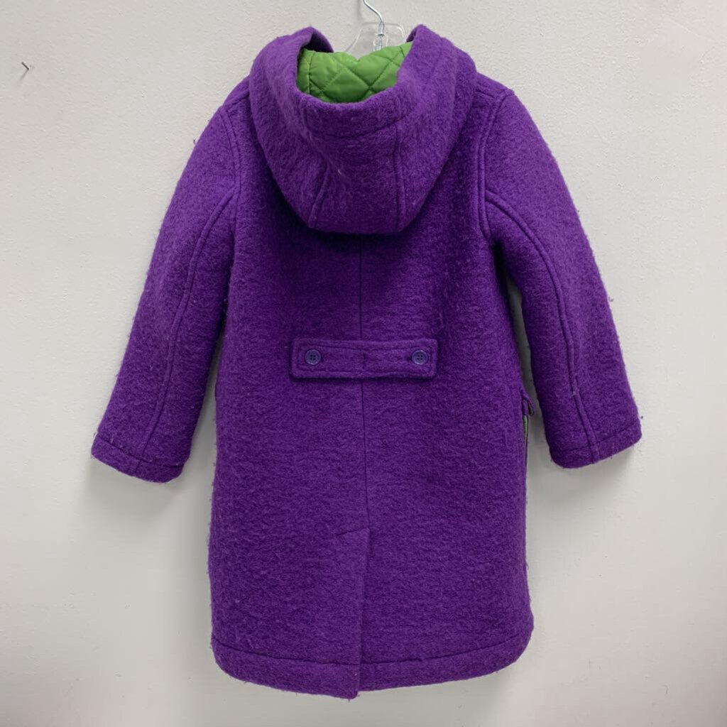 5-6: Mini Boden Lined Peacoat