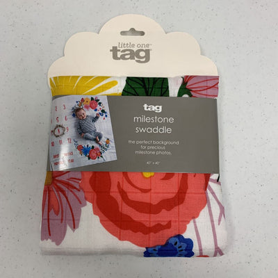 Tag Milestone 40" x 40" Swaddle NWT