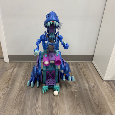 Imaginext Ultra T-Rex Ice Dino Walking Dinosaur AS IS (missing figures)