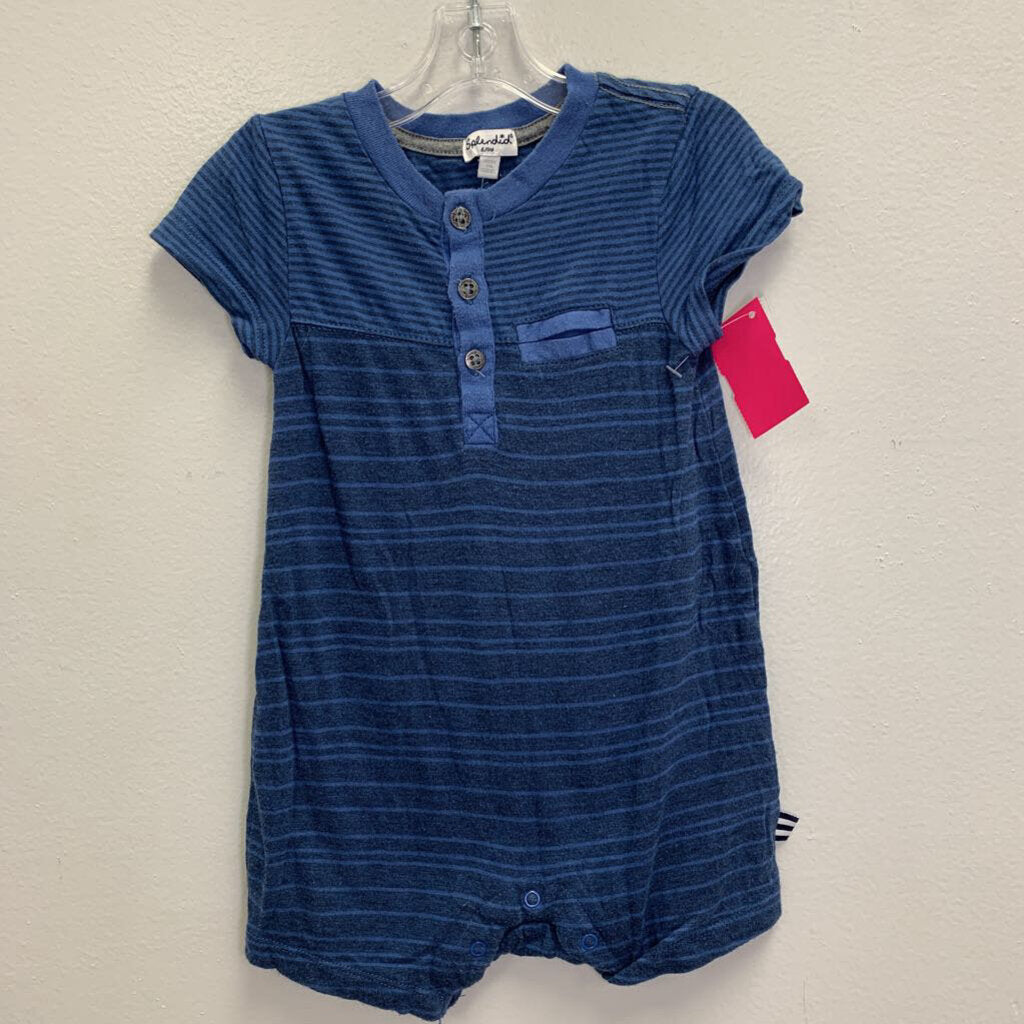 6-9M: Splendid Striped Romper