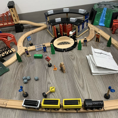 Imaginarium Mountain Rock Train Table Set Plus Additional Pieces As Shown (Table not included)