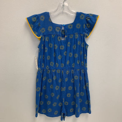 7: Harper Canyon smiley sunshine print ruffle shoulder romper NWT