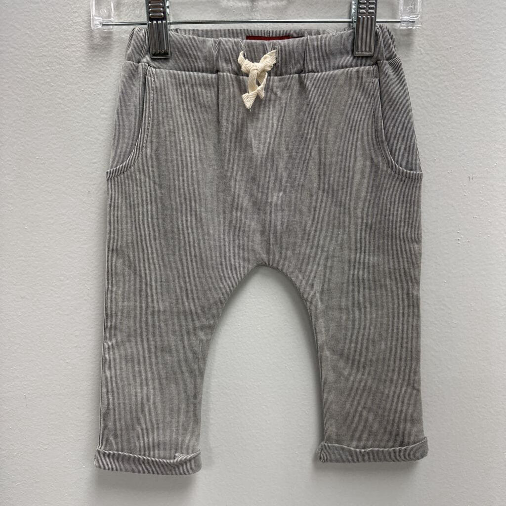 6-12M: Milkbarn Pinstripe Drawstring Joggers