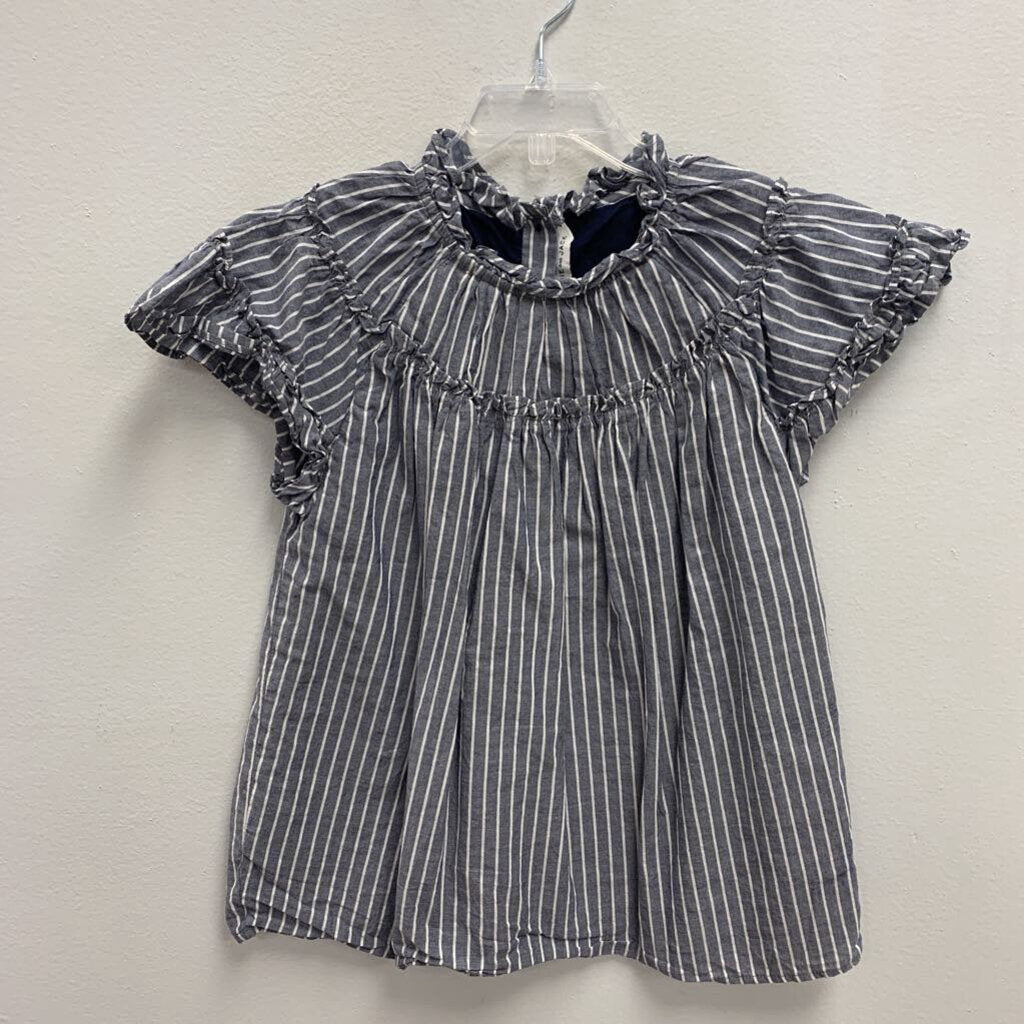 12: Janie and Jack Striped Ruffle Blouse