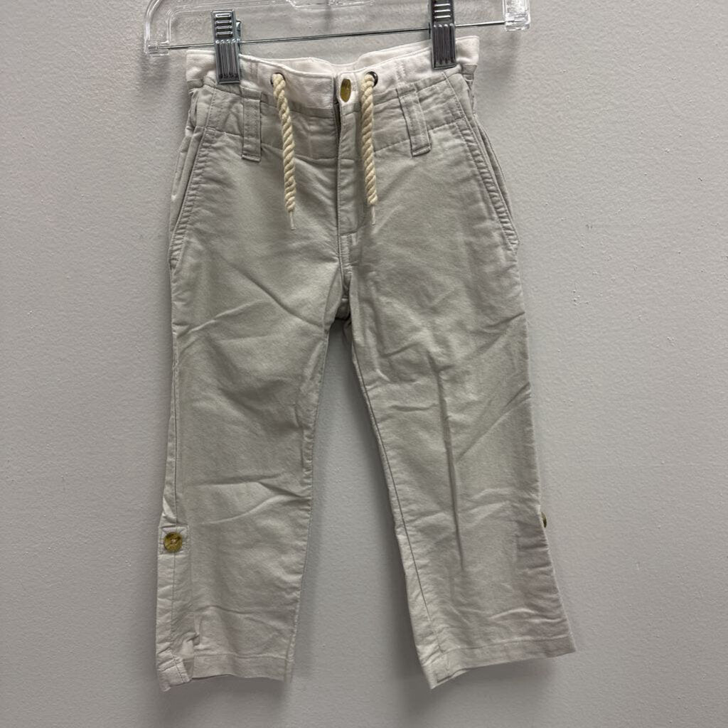 2T: Janie and Jack Linen Pants w/ Adjustable Waist