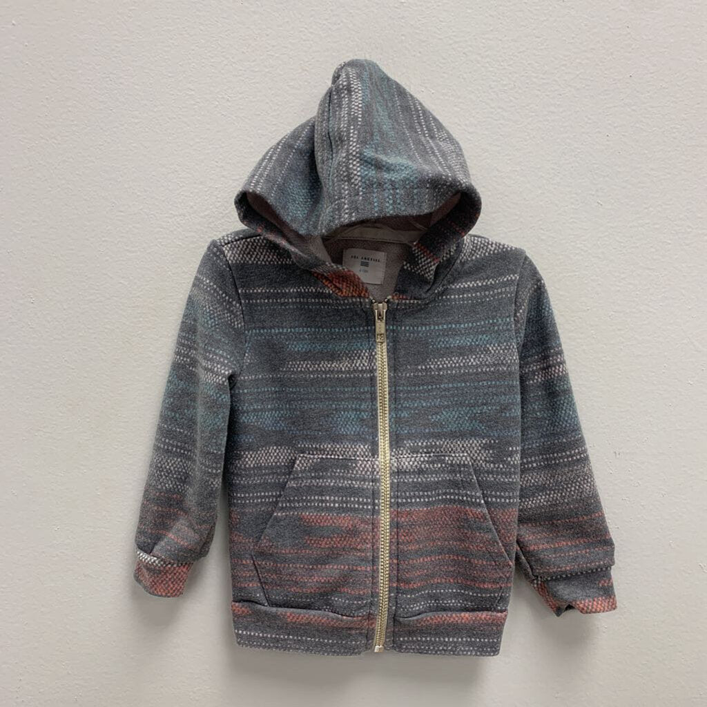 6-12M: Sol Angeles Striped Hoodie