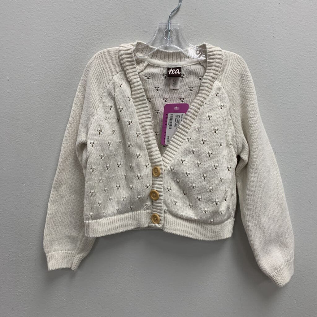 4-5: Tea Cropped Knit Cardigan