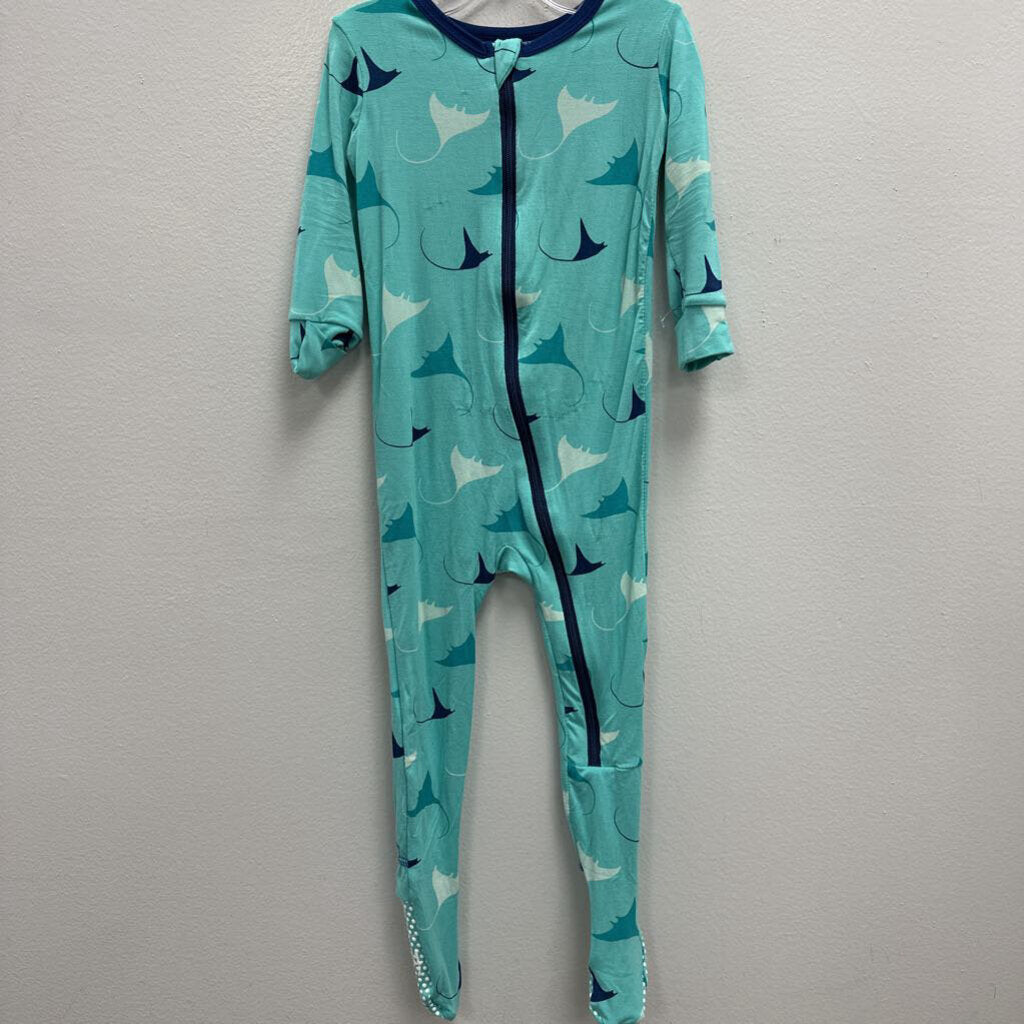 18-24M: Kickee Pants Sting Ray Footie Pajamas AS IS