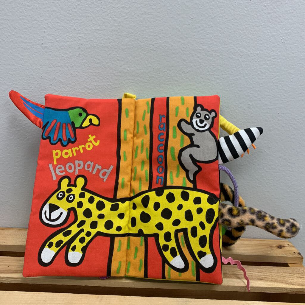 Jellycat Jungly Tails Sensory Book