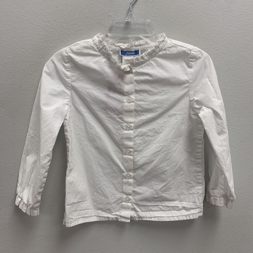 3: Jacadi collared button down blouse