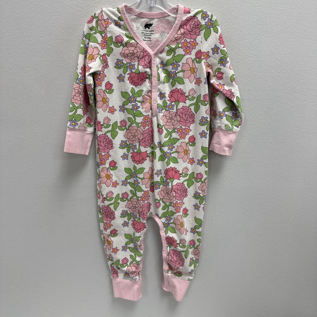 18-24M: Monica + Andy Peony Print Coverall