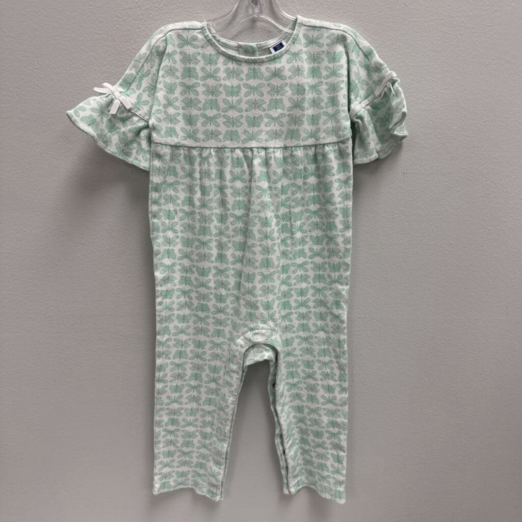 18-24M: Janie and Jack Butterfly Print Coverall