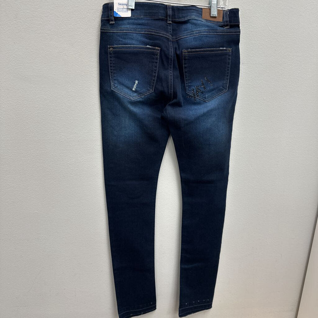 12: Mayoral Girls' Light Blue Distressed Jeans (NWT)