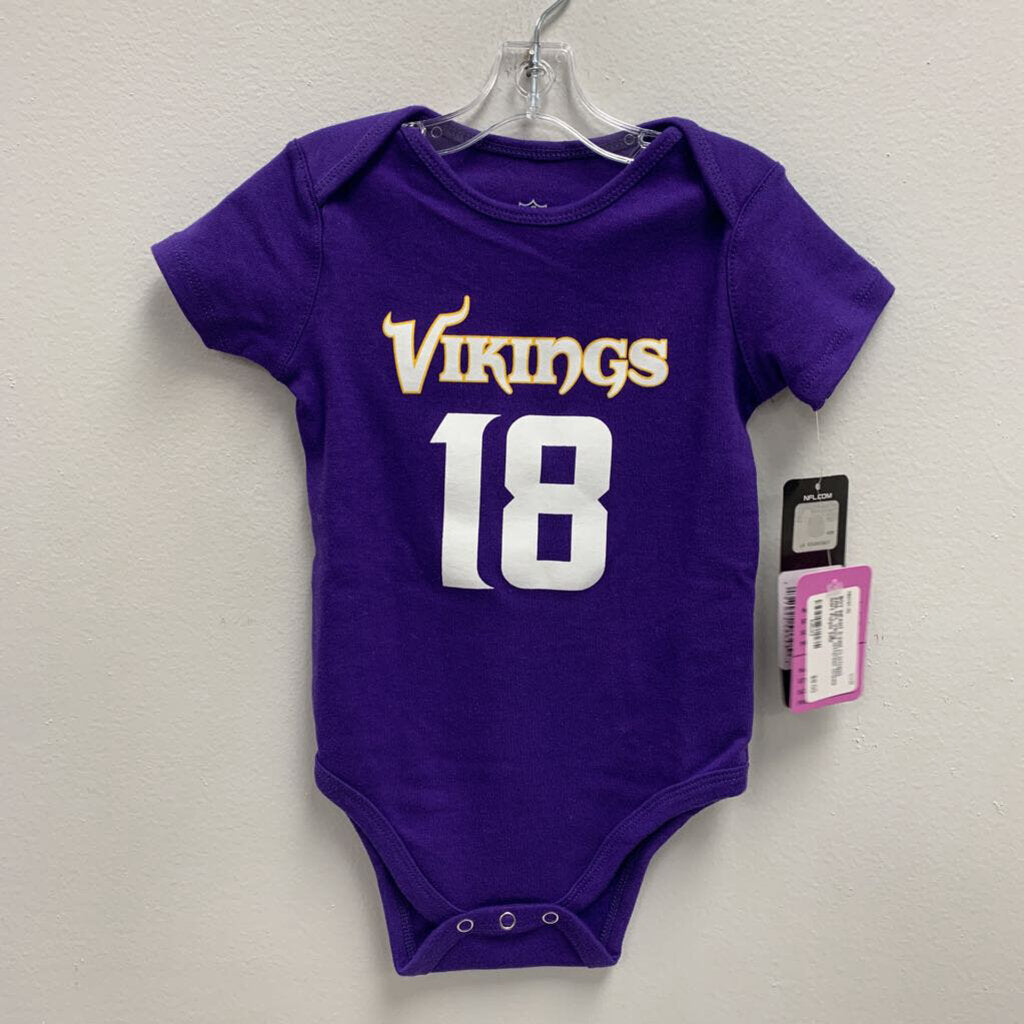 24M: NFL Viking Jefferson Onesie NWT