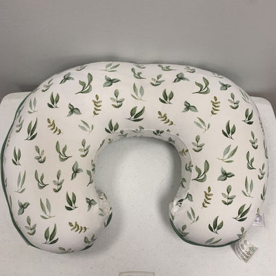 Boppy Organic Original Support Nursing Pillow - Green Little Leaves Print