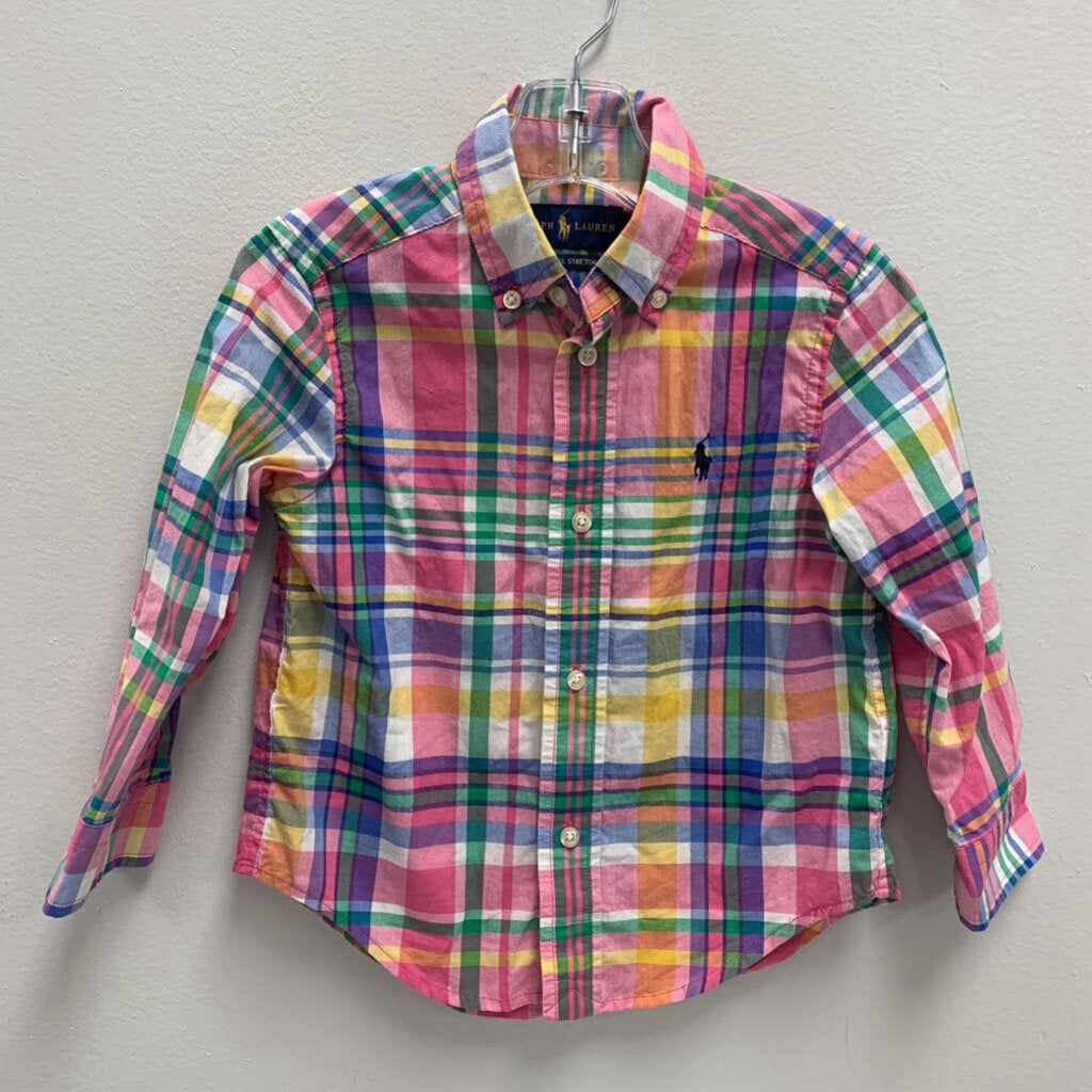 2T: Ralph Lauren plaid collared shirt