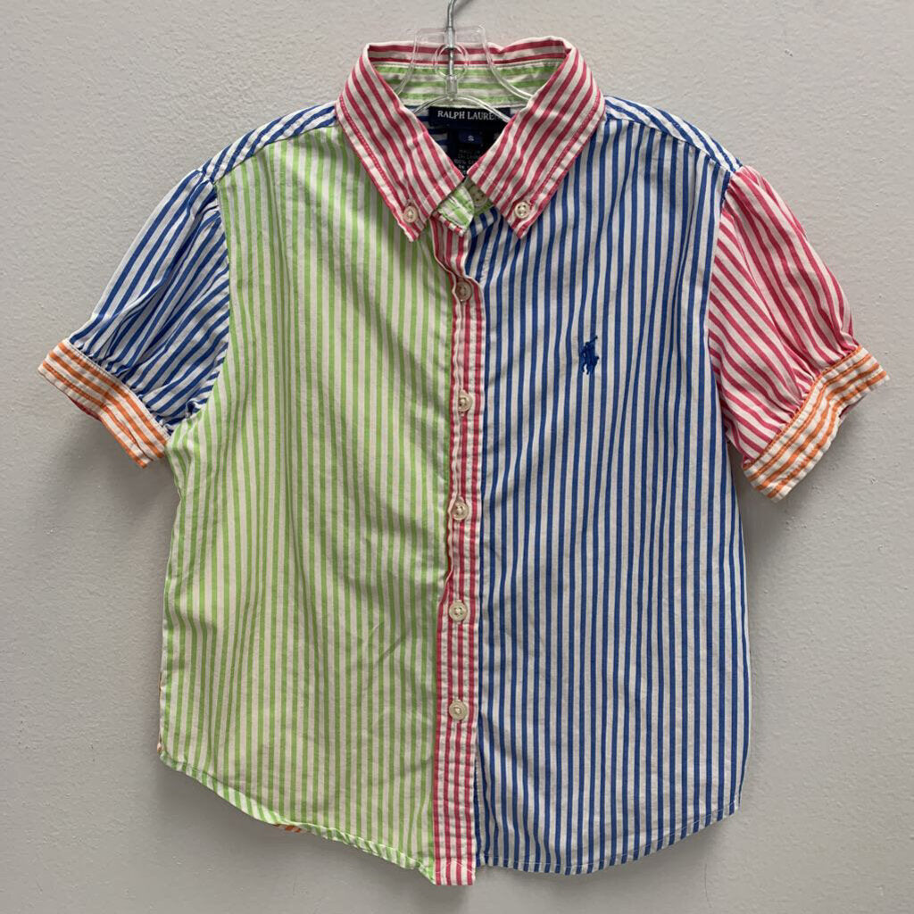 8: Ralph Lauren striped collared shirt (size S)