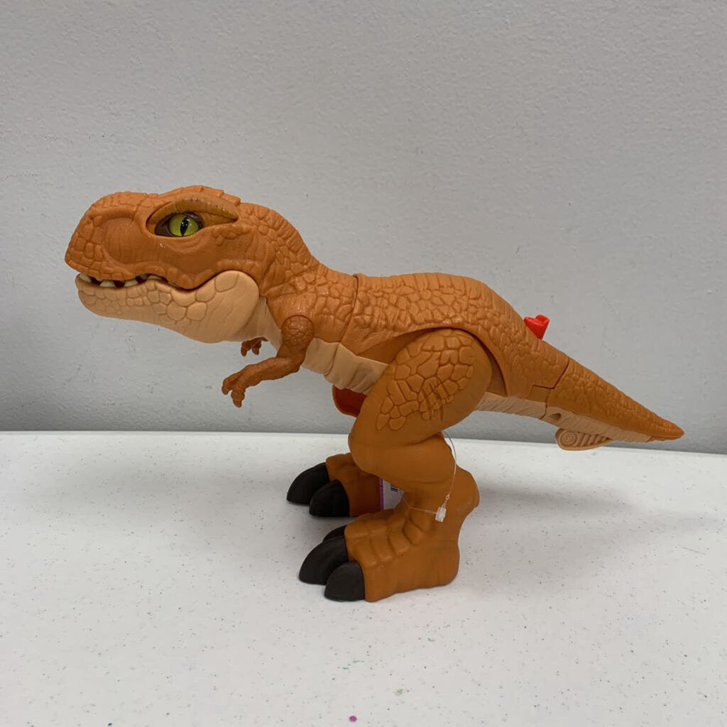 Fisher-Price Imaginext Jurassic World Dinosaur Toy Thrashin' Action T. rex