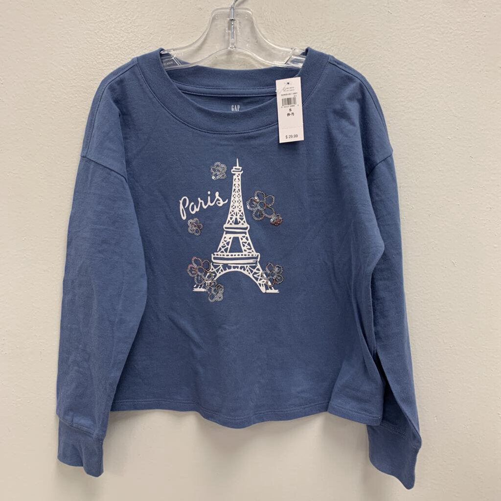 6-7: Gap Kids Paris Eifel tower w/ sequins t-shirt NWT