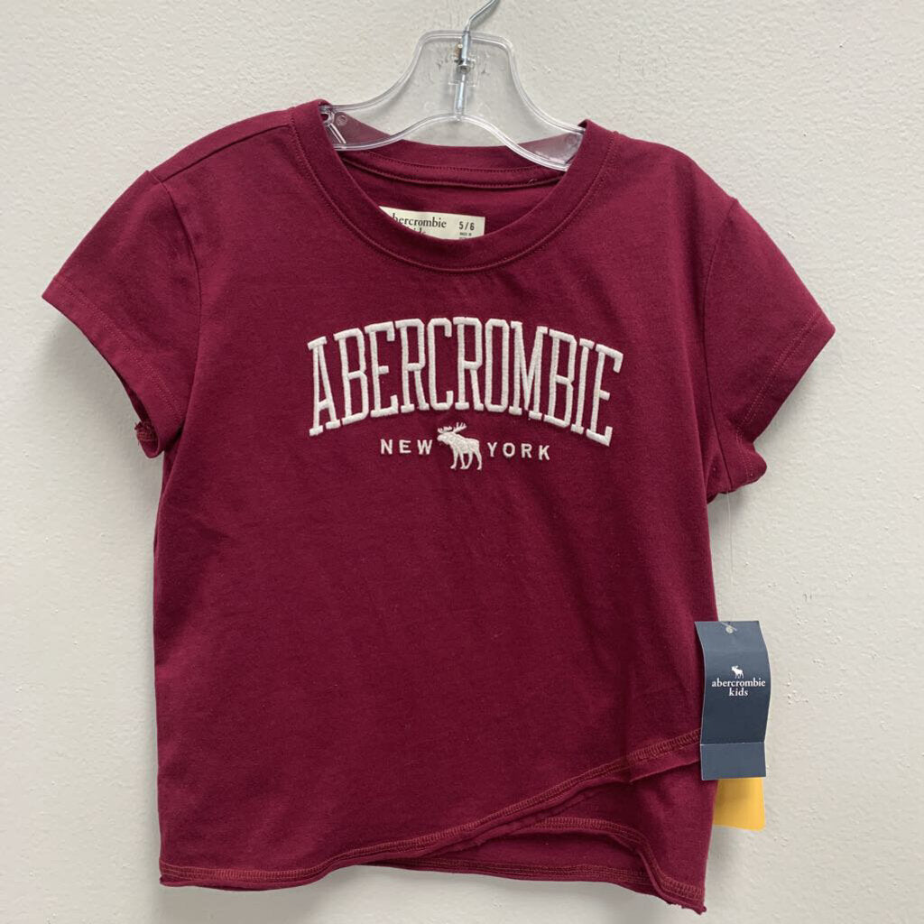 5-6: Abercrombie Kids logo t-shirt NWT