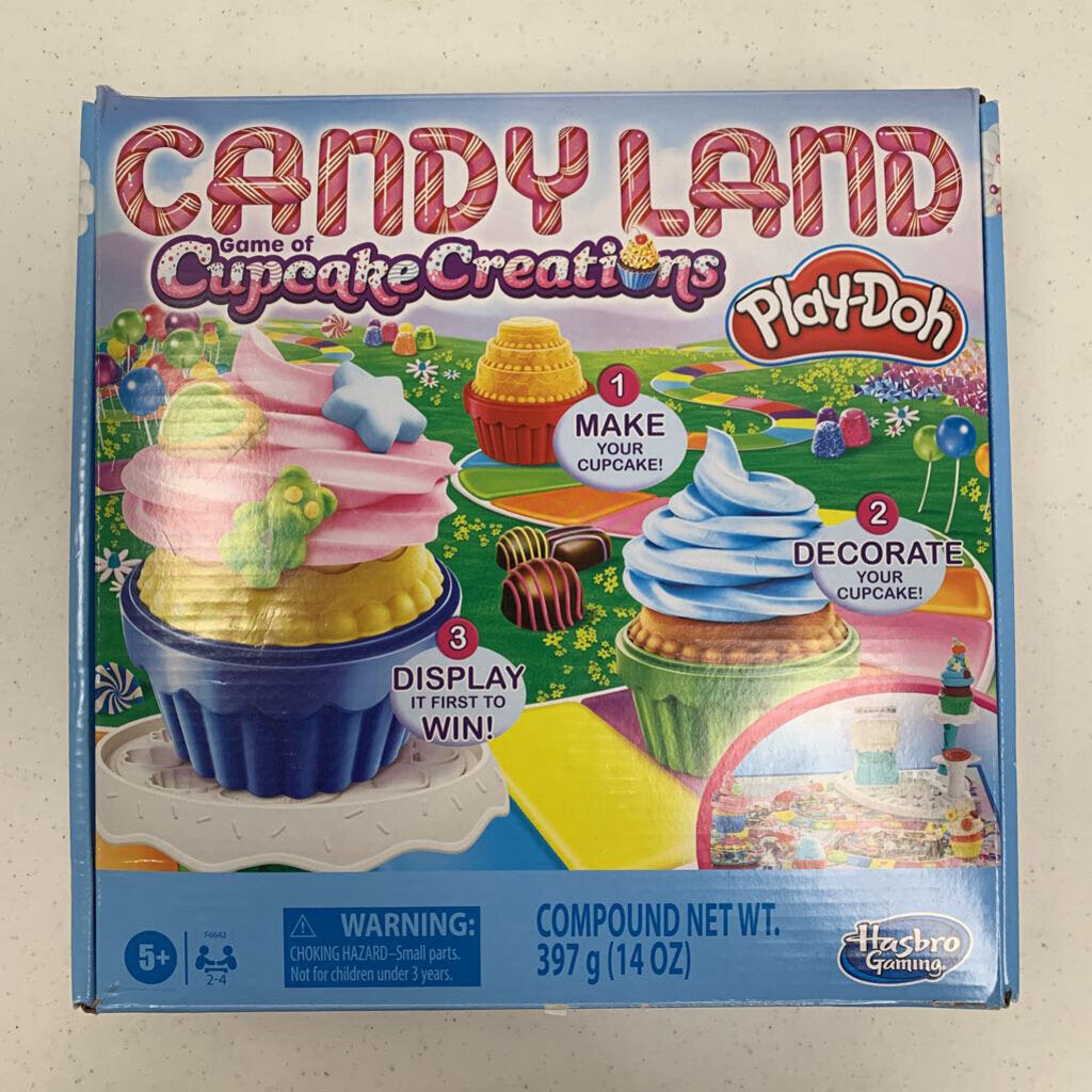 Candyland Game of Cupcake Creations Plaly-Doh NWT