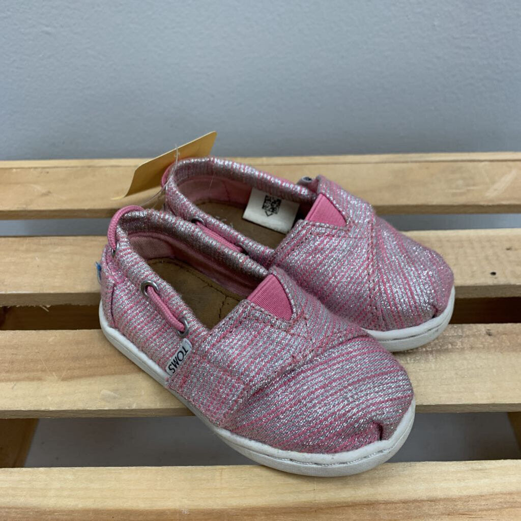 5: TOMS Glitter Slip on Sneakers