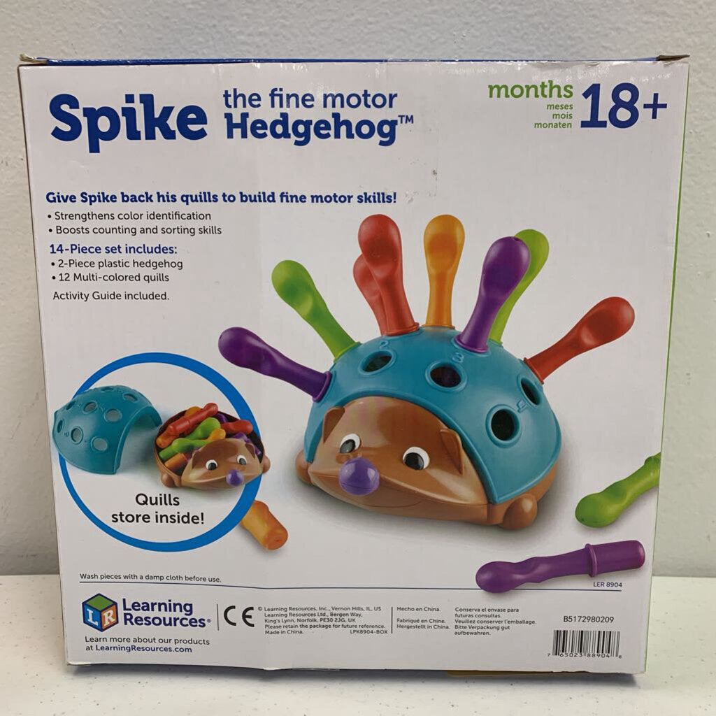 Learning Resources Spike the fine motor Hedgehog NIB