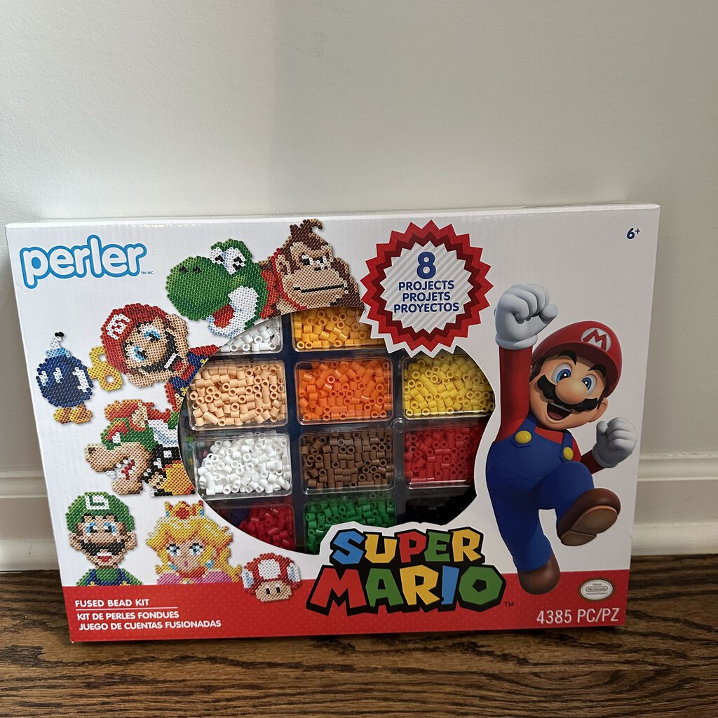 Perler Fused Beak Kit - Super Mario