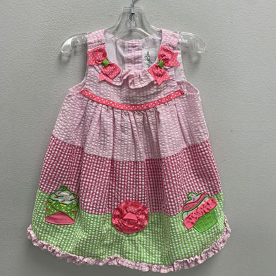 12M: Emily Rose gingham w/ cupcake appliques summer dress