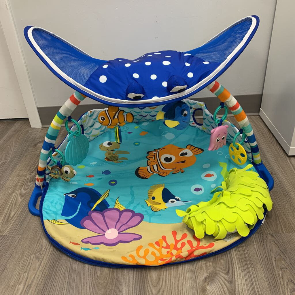 Bright Starts Disney Baby Finding Nemo Mr. Ray Ocean Lights Activity Gym