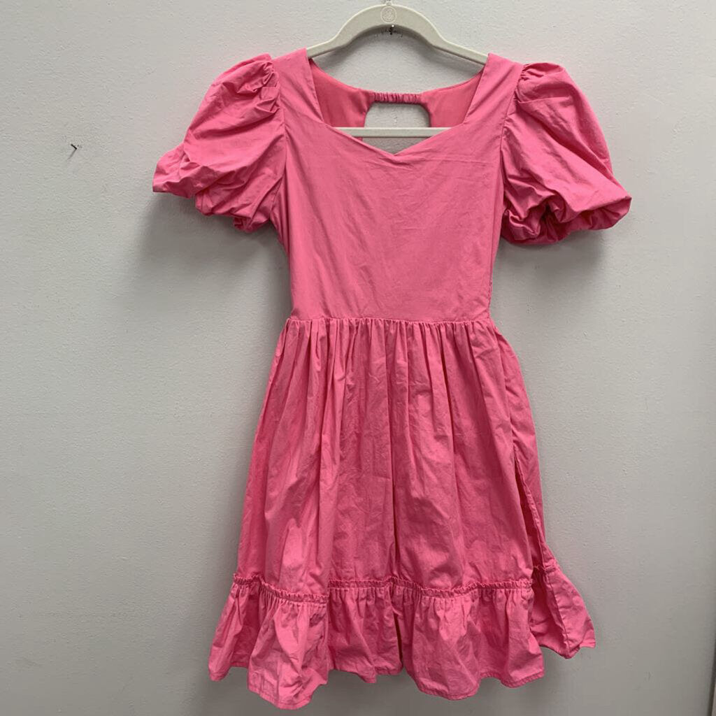 12: Speechless Kids smocked ruffle open back dress