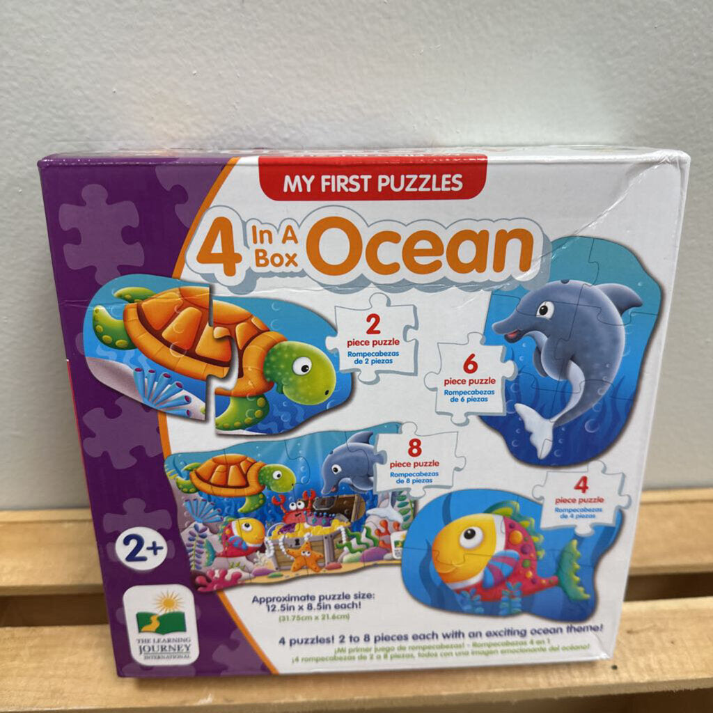 The Learning Journey My First Puzzles 4 In A Box Ocean