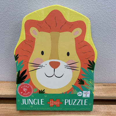 Lion 12pc Shaped Jigsaw with Shaped Box