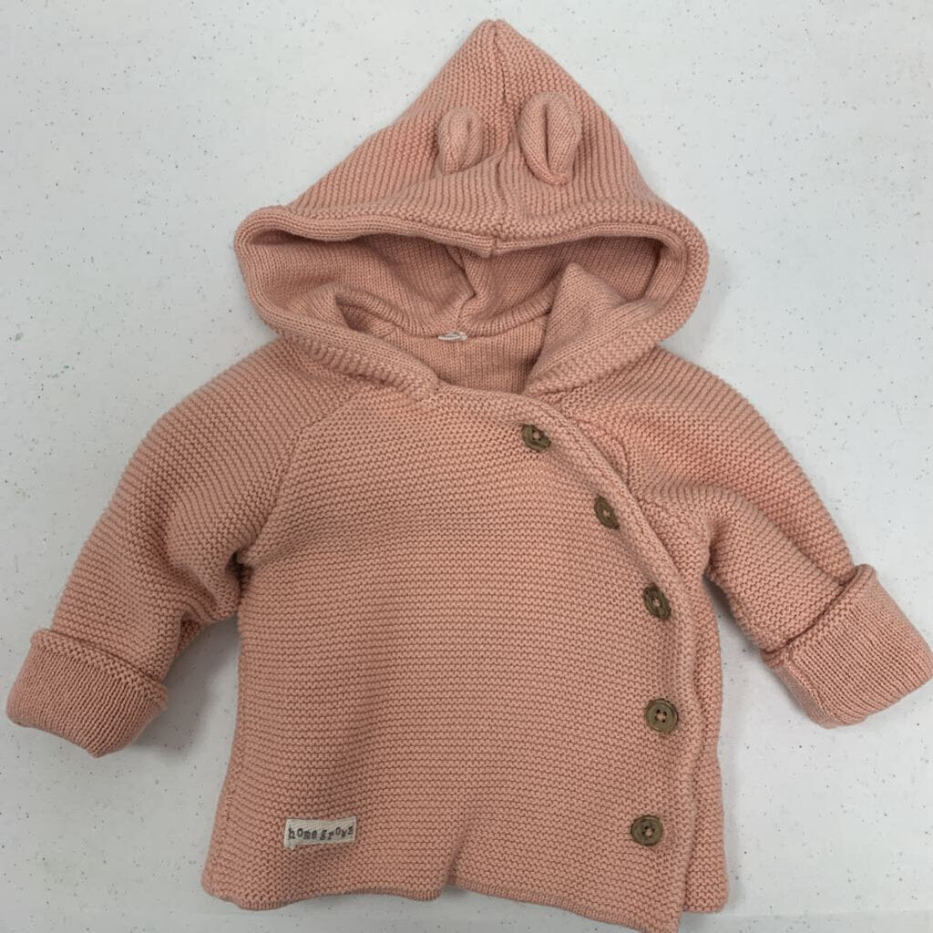 3-6M: Homegrown Baby Hooded Sweater