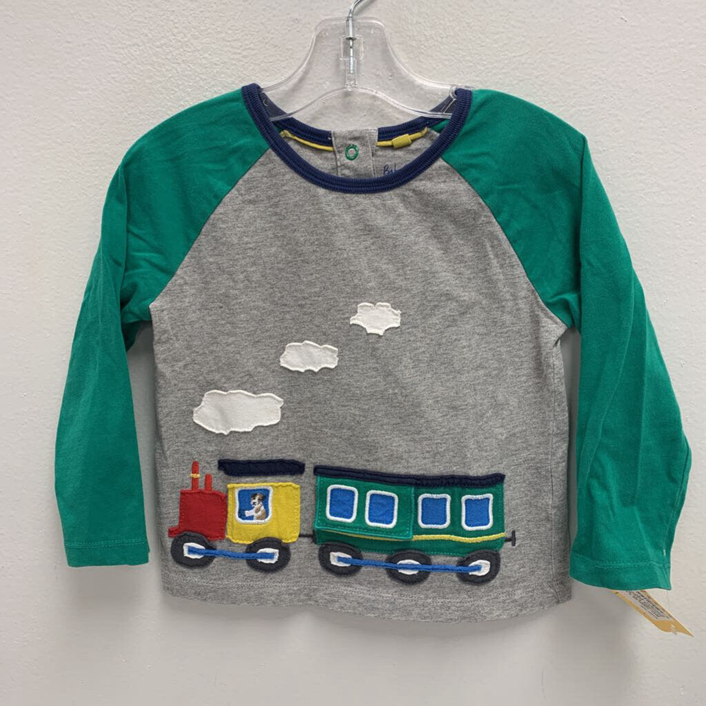 2-3Y: Baby Boden locomotive applique t-shirt