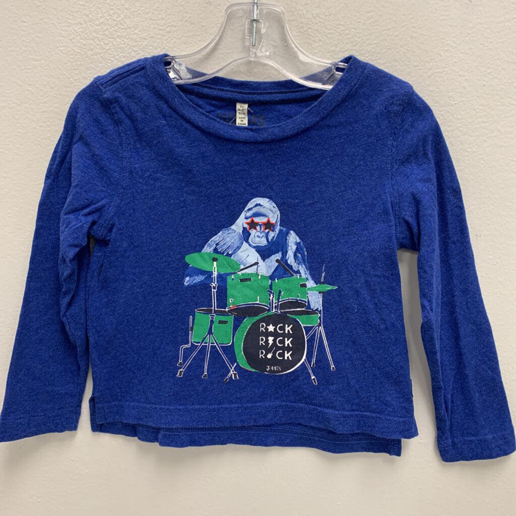 2Y: Joules gorilla playing drums t-shirt