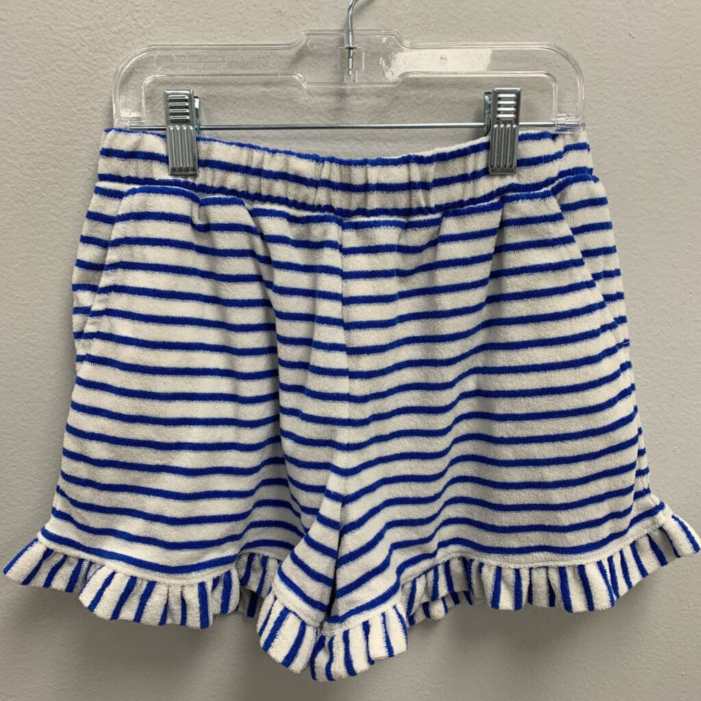 12Y: Mini Boden Terry Striped Shorts