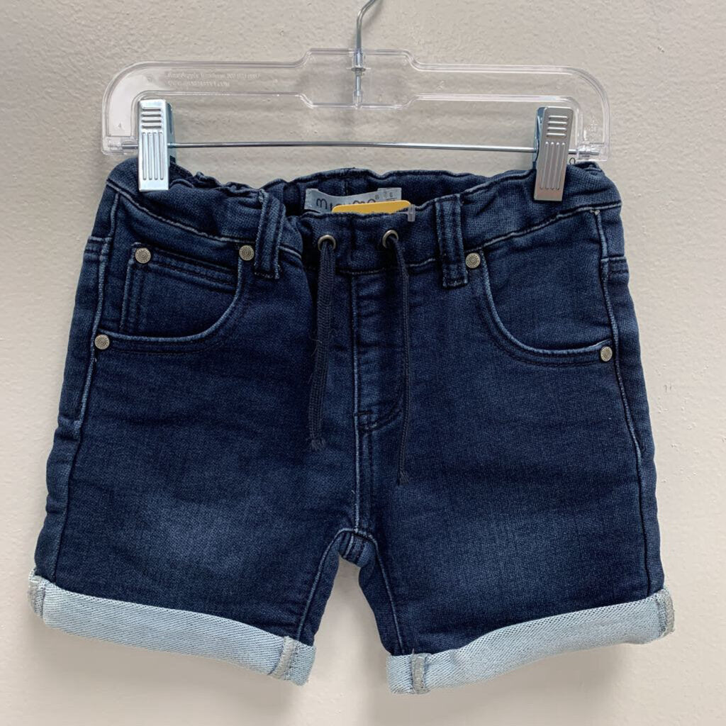 6: Minymo Stretch Denim Drawstring Shorts