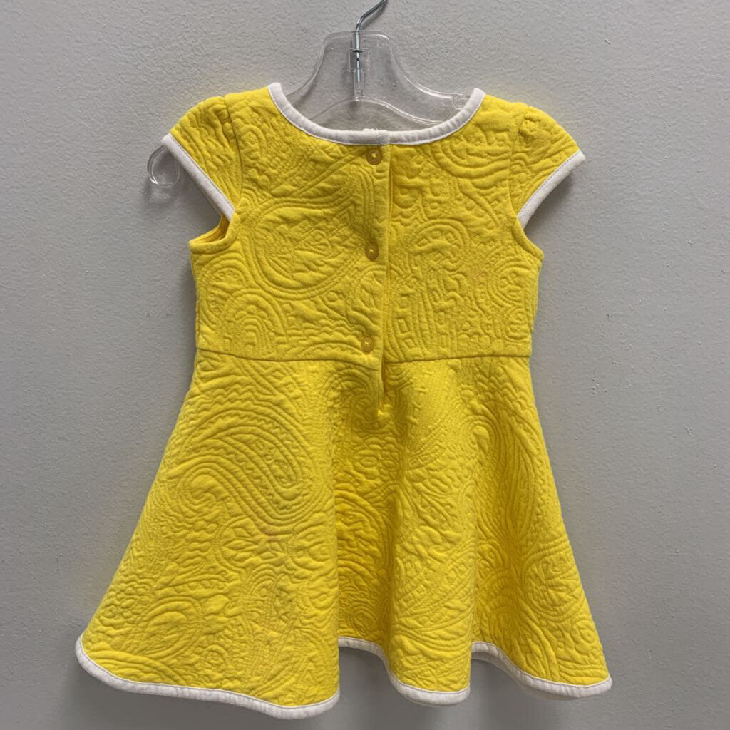 18-24M: Janie and Jack embossed cap sleeves dress