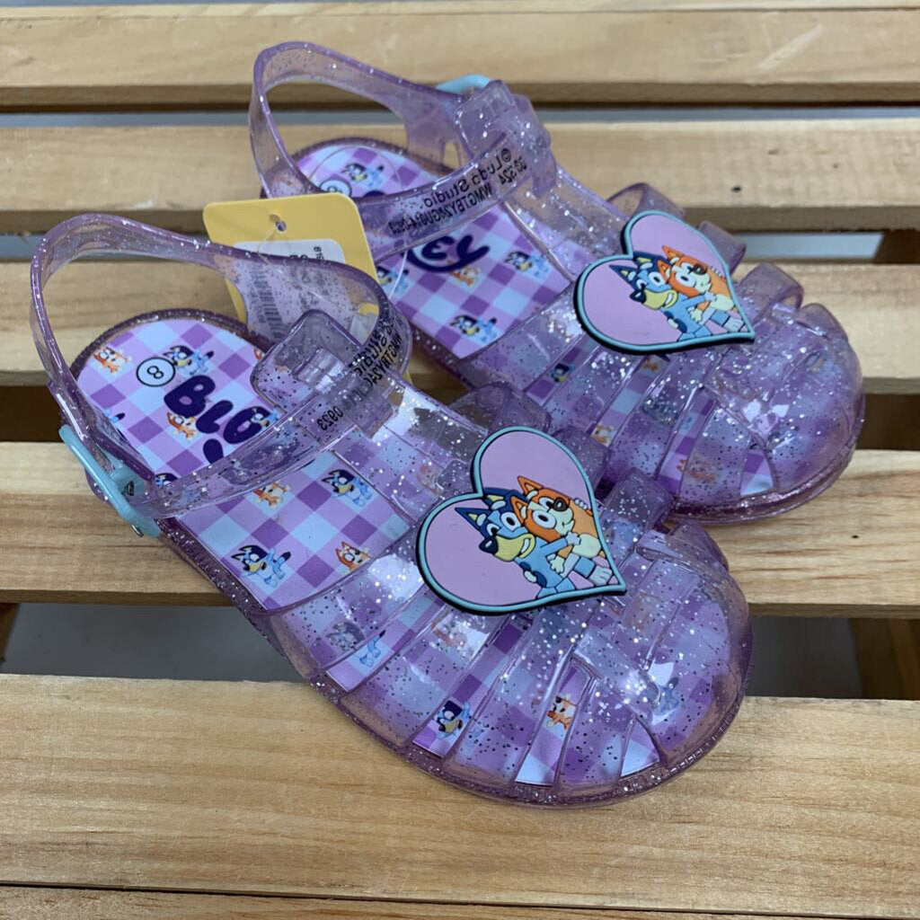 8: Bluey Jelly Sandals