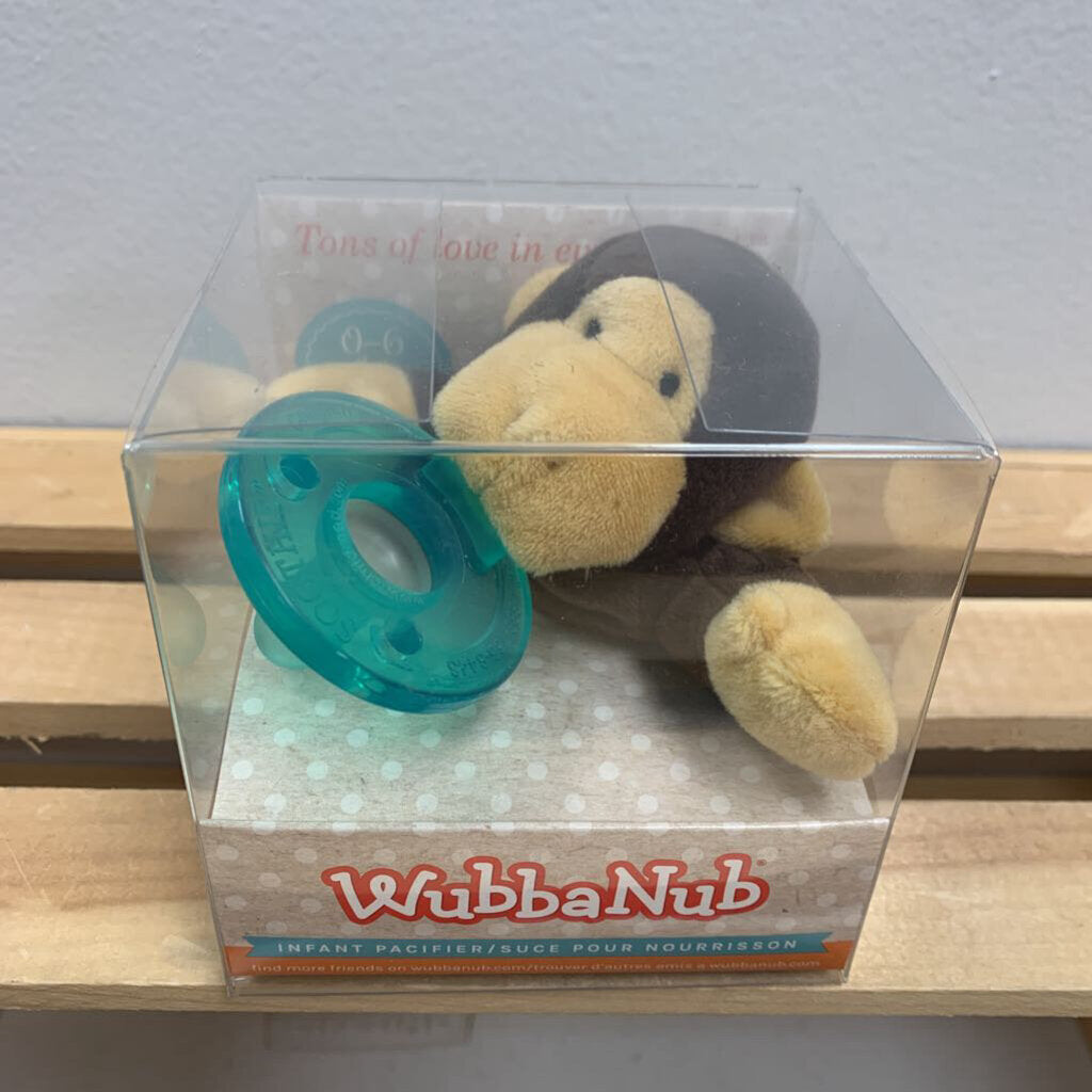 WubbaNub Infant Pacifer Monkey NIB