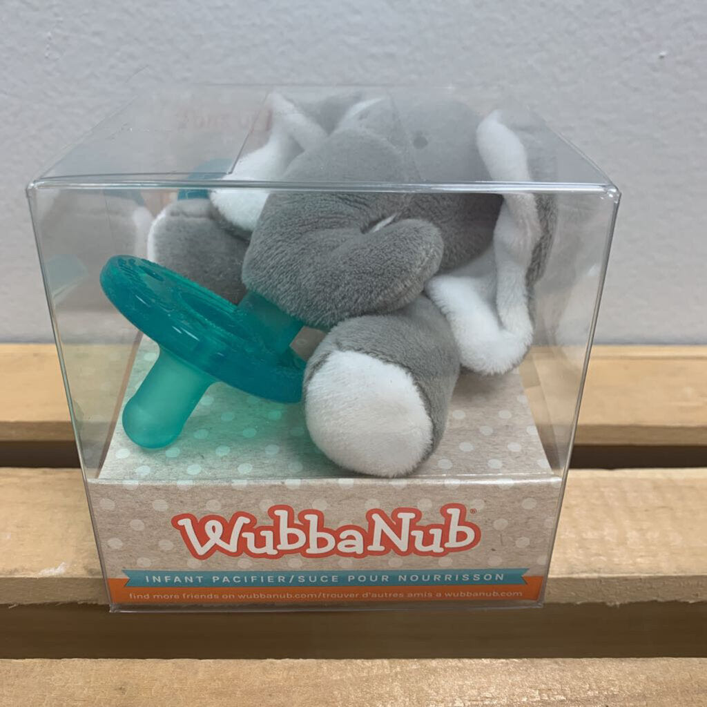 WubbaNub Infant Pacifer Elephant NIB