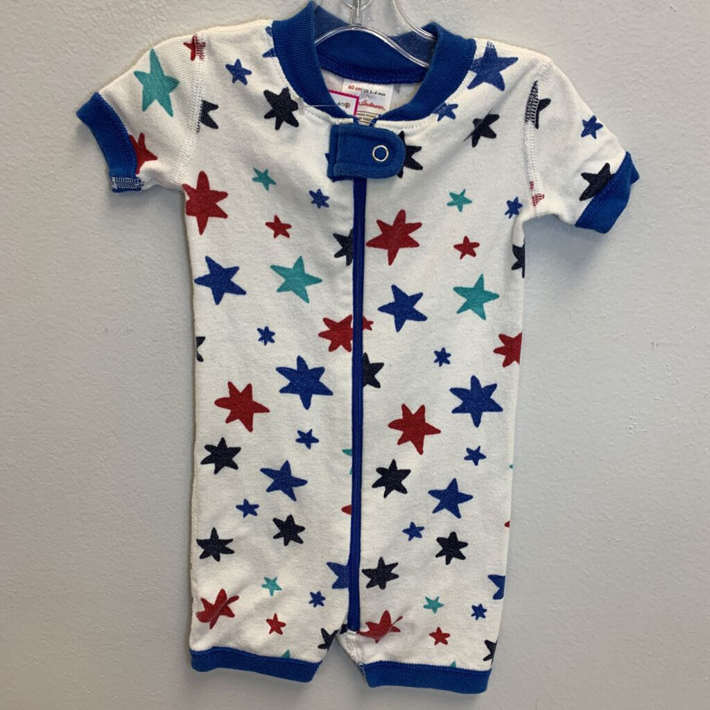 3-6M: Star Shortie Sleeper