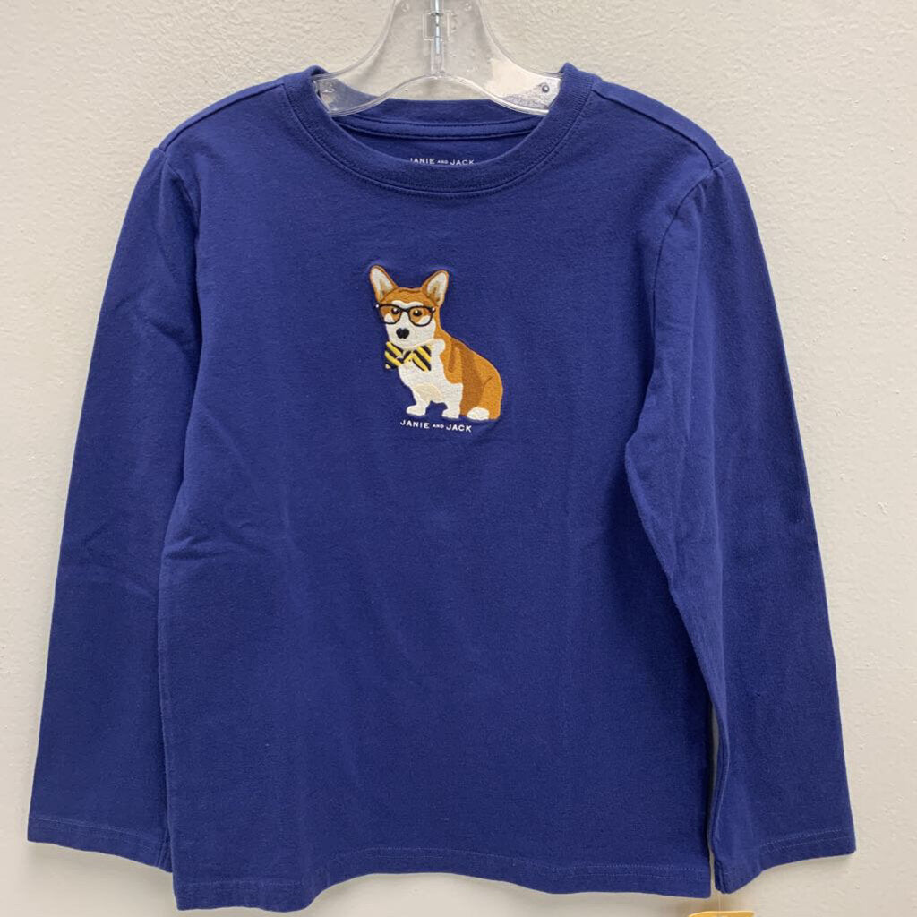 7: Embroidered Corgi T-Shirt AS IS