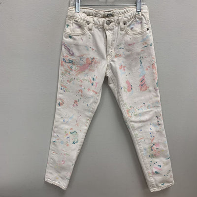 8: Paint Splatter Denim w/ adjustable waist